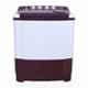 Lloyd Dynamo Clean 8kg Burgundy Semi Automatic Top Load Washing Machine, LWMS80BD