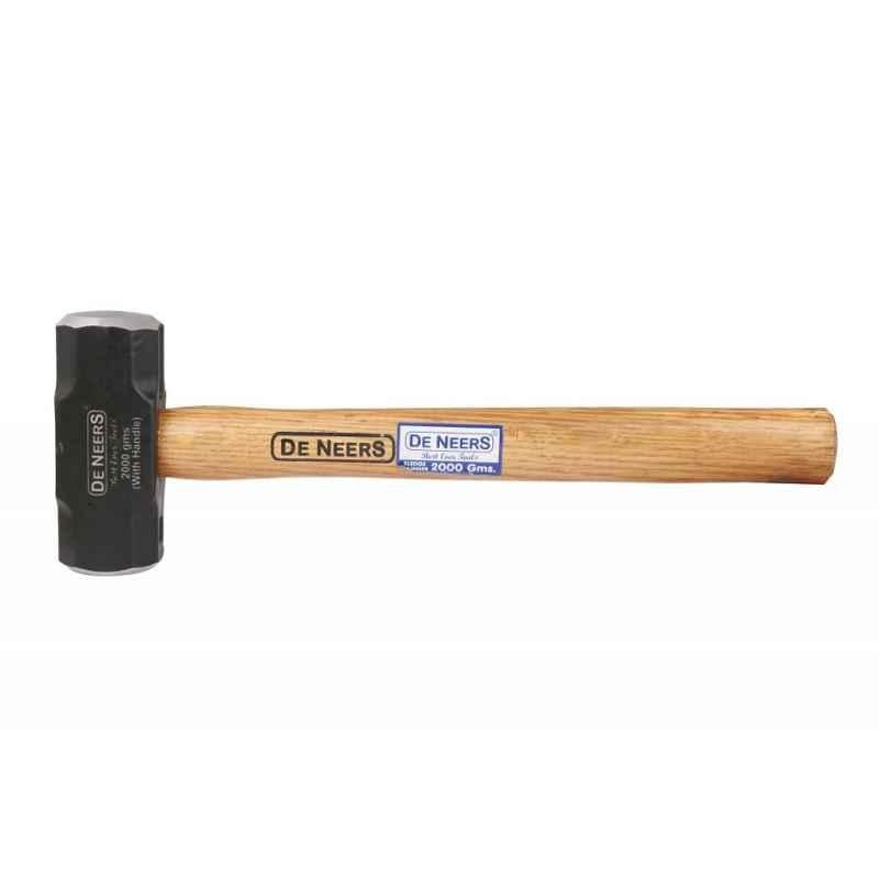 De Neers 4000g Sledge Hammer with Wooden Handle
