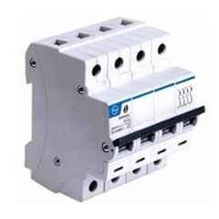 L&T 63A C Curve Four Pole Trip Free MCB, BB40630C, Breaking Capacity: 10 kA