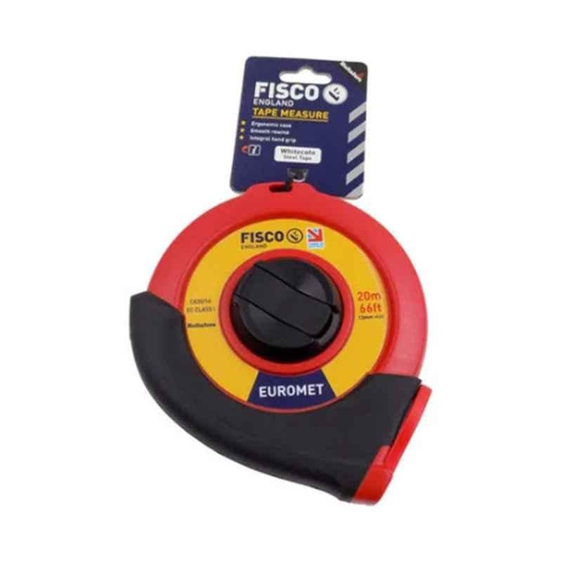 Fisco CX 20/16 20m Polyester Red & Black Measuring Tape