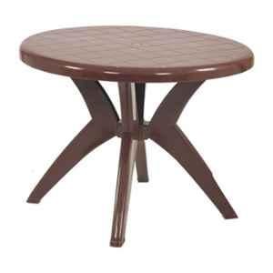 Supreme Marina Globus Brown Table with Cross Leg Fixing