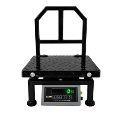 Monet 14x14 inch 100kg Mild Steel Platform Weighing Scale with Dual Display & 2 Days Battery Backup