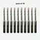 RG Gold 6x110mm Steel Hammer Drill Bit, AZHDB06-11P5 (Pack of 5)