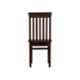 Angel Furniture 2 Pcs 39x18x18 inch Walnut Semi Glossy Finish Wood Sitting Chair Set, AC-20