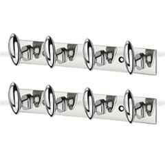Buy Aligarian 6 Leg Stainless Steel Silver Polished Finish Wall Mounted  Capsule Cloth Hook Hanger (Pack of 4) Online At Price ₹784