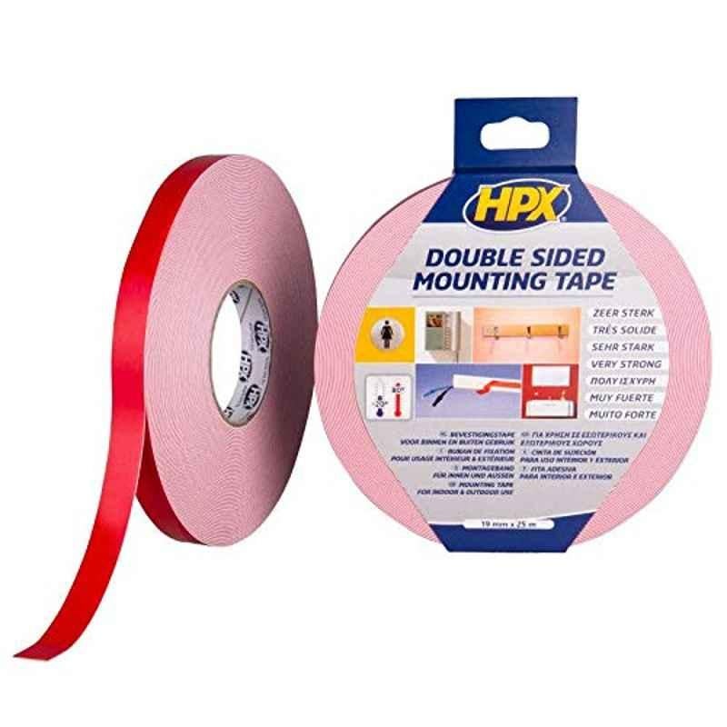 HPX 19mm Mirror Mounting with Double Side Foam Tape, DS1905