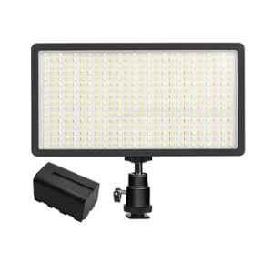 Digitek 37W 3200-5600K USB LED Video Light with NP-750 Li-ion Battery, LED-D416 Combo