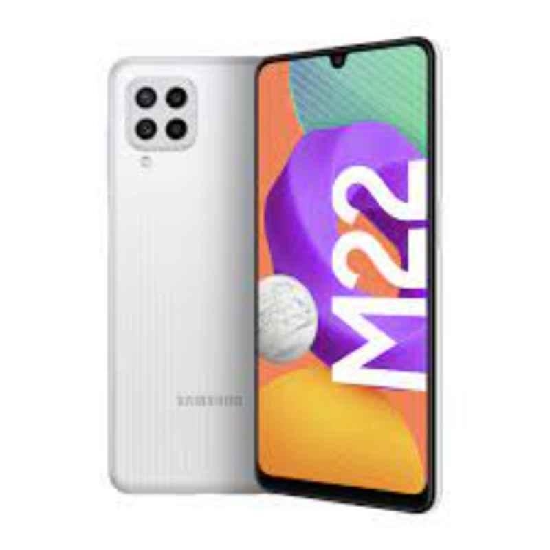 Samsung Galaxy M22 6.4 inch 6GB/128GB 5000mAh White LTE Smartphone, SMM225
