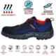 Karam Flytex FS 204 Fly Knit Fiber Toe Cap Blue Sporty Work Safety Shoes, Size: 10