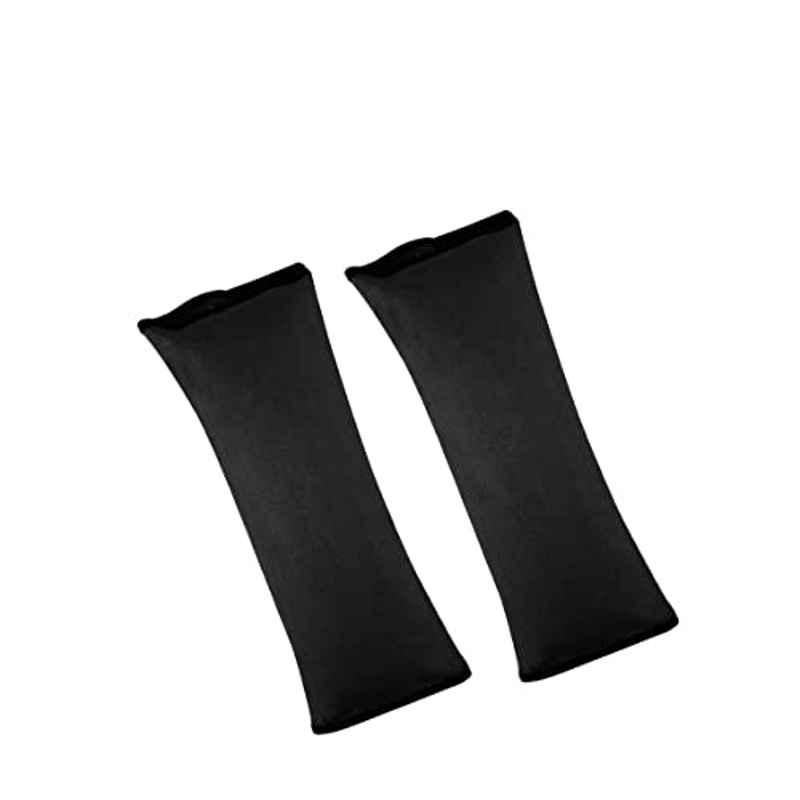 Kozdiko 2 Pcs Valvet Black Seat Belt Cushion Pillow Set for Ford Eecosports