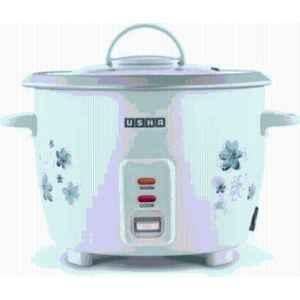 Usha 1.8 Litre 700W Stainless Steel White Electric Rice Cooker, RC18GSI