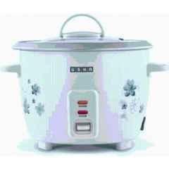 Usha 1.8 Litre 700W Stainless Steel White Electric Rice Cooker, RC18GSI