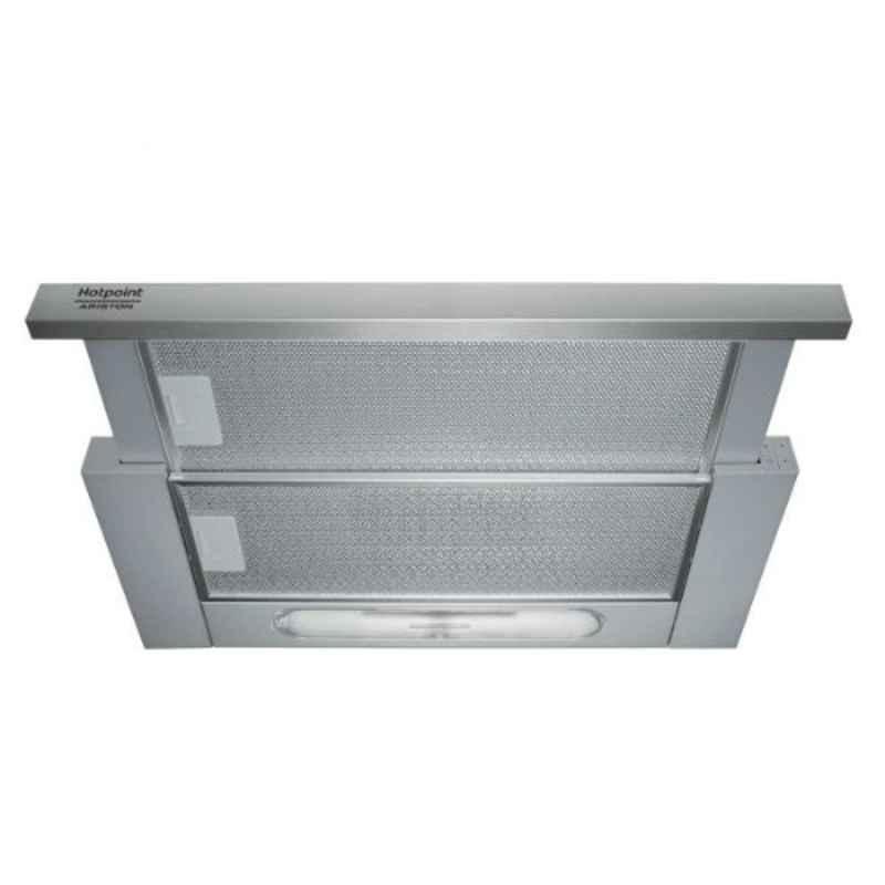 Ariston 136W 60cm Telescopic Chimney Hood, HAH65FLBX1