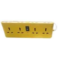 Silcon Gold MS 104 8+1 2.5m 220W Plastic Yellow Extension Board