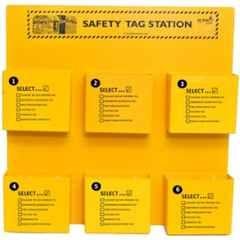Lukko Safety 6 Holder Safety Tag with Station & Serial No, LS-T90