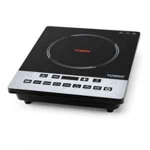 Tower Solace 2000W Glass Black Induction Cooktop with Touch Control, Auto Shut-Off, 11 Preset Cooking Modes & 1 Year Warranty
