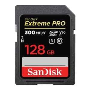 SanDisk Extreme PRO 128GB Black SDXC UHS-II Camera Card, SDSDXDK-128G-GN4IN