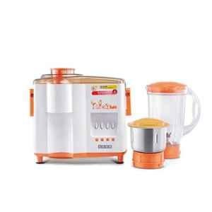 Usha JMG 3442 Popular 450W ABS Juicer Mixer Grinder with 2 Jars