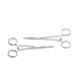 Forgesy 2 Pcs Stainless Steel 410 Straight & Curved Artery Utility Forceps Set, SUNX27