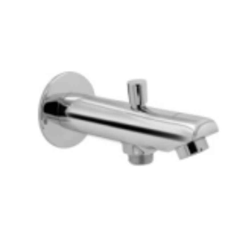 Somany Florence Brass Chrome Finish Bath Tub Spout with Button, 272210190151