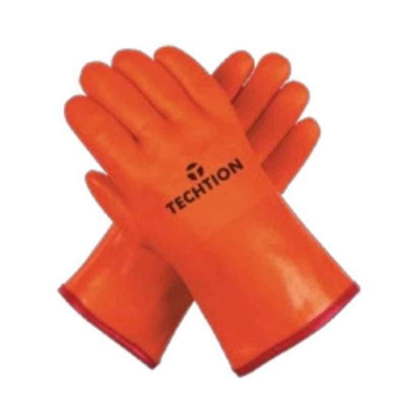 Techtion Shield Ice Thermpro Fully Dipped PVC Safety Gloves with Foam Insulated Lining