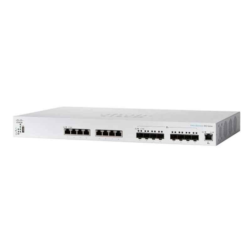 Cisco Business 350 Series 8 Ports 10GE 2x10G SFP+ Shared Grey Managed Network Switch, CBS3508XT