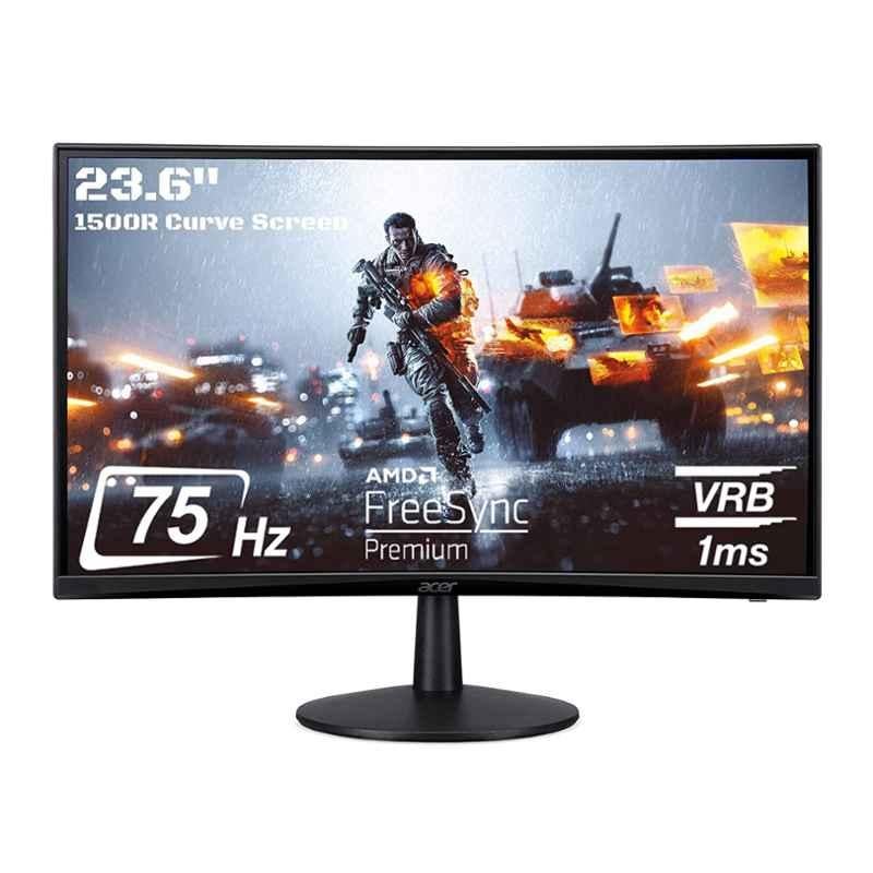Acer ED240Q 23.6 inch 1920x1080p FHD Curved LCD Monitor with LED Backlit