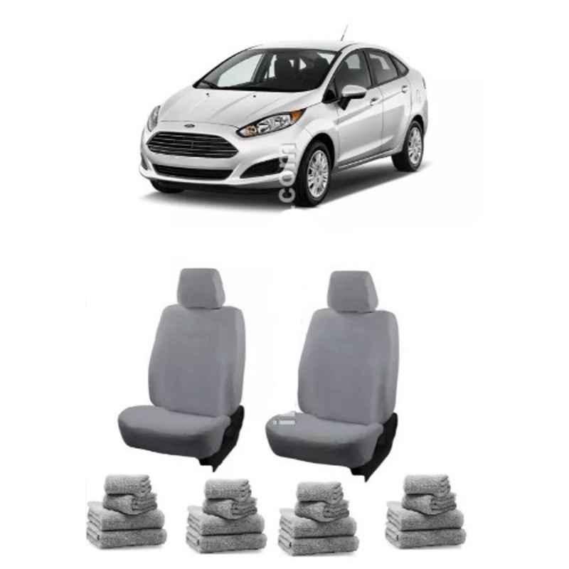 Oscar Grey Aut-Sn-4444 Towel 1 Pcs\\Set Ford Fiesta Car Seat Cover