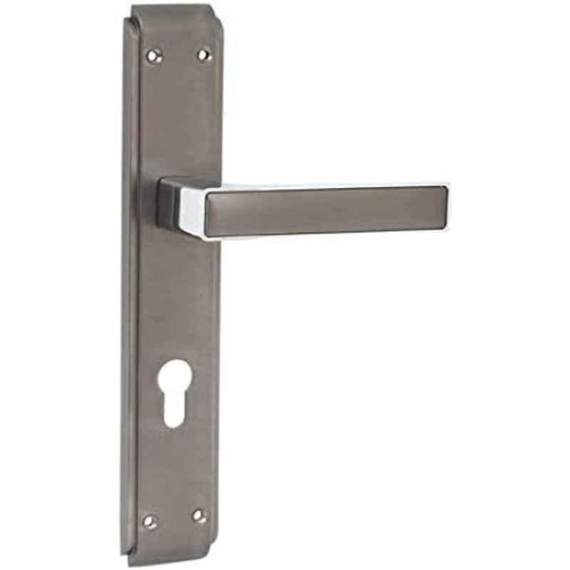 Robustline 85x45mm 70 mm Zinc Alloy Black Nickel Lever Door Handle with Lockbody, CP-BY0282