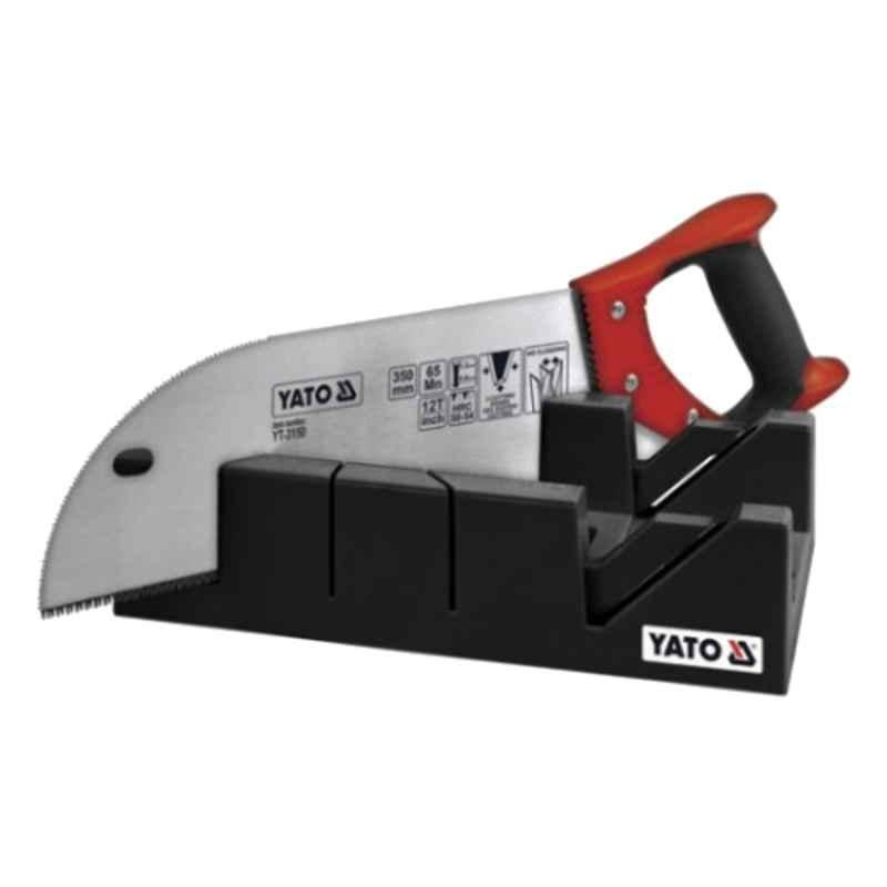Yato 350mm Plastic Mitre Box with Dovetial Saw, YT-3150