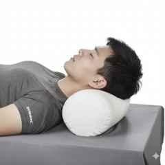 Kripal Care Cotton Yellow Round Cervical Pillow for Neck Support, Size: Universal, PC 0322