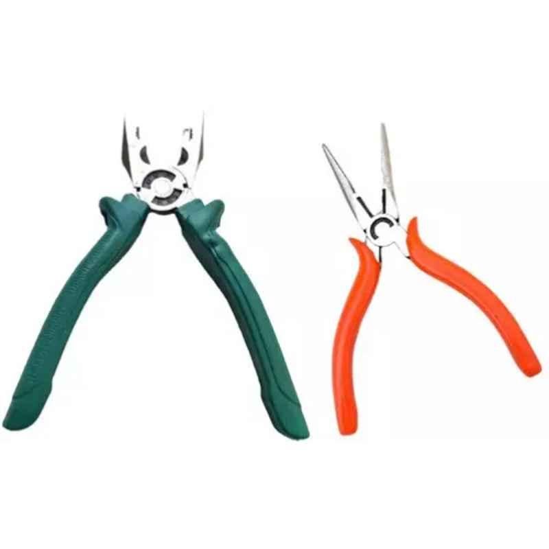 Sky Blue 2 Pcs 7.8 inch Lineman Plier Combo, SBE_PLIER_COMBO_MOD_01267