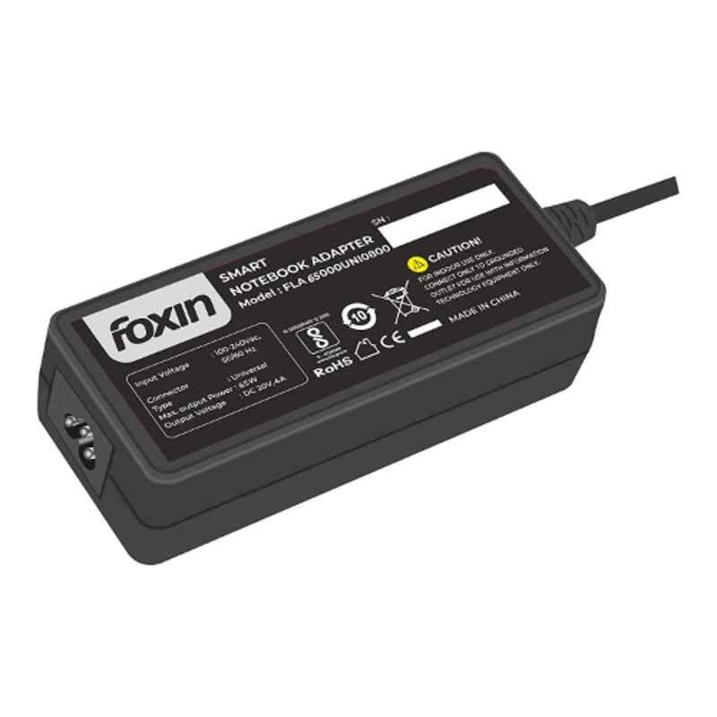 Foxin FLA65000UNI0800 65W Universal Power Adapter with 8-Pins, FLA-22