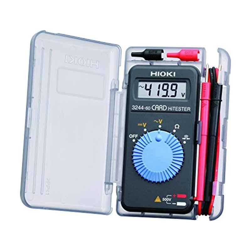Hioki 3244-60 Card Hitester And Digital Multim-41.99 Megaohms Resistance,500V Ac/Dc Voltage