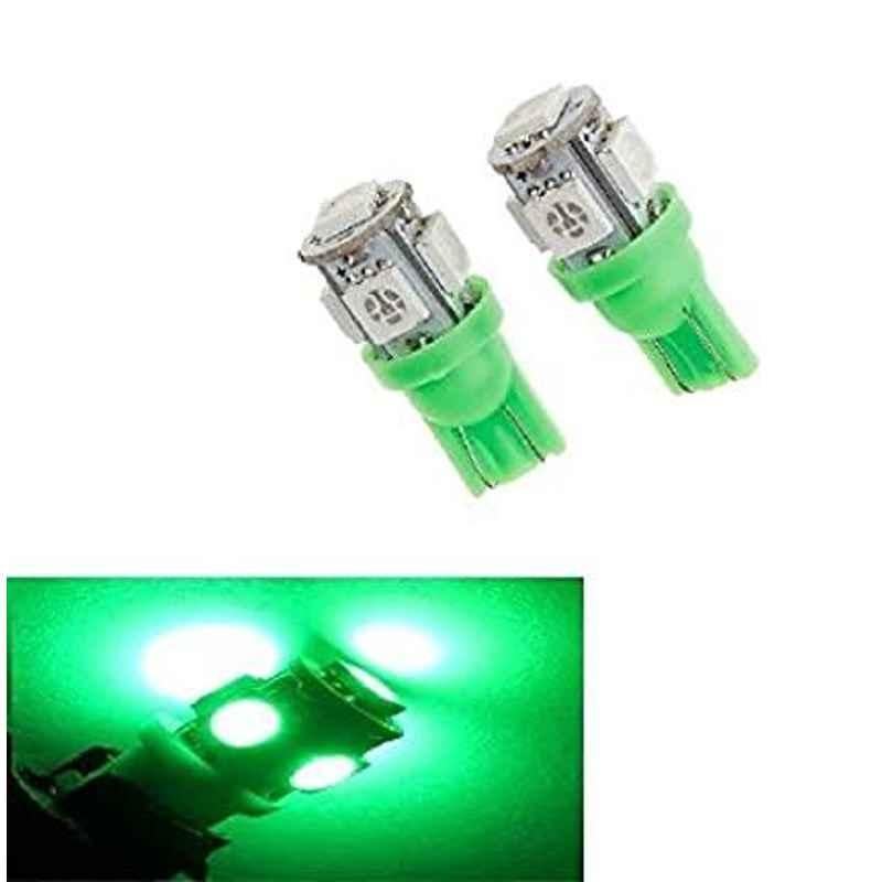AOW 5 SMD (Green) LED Parking Bulb Pilot Light/License Plate car Lights for Mahindra Gypsy (PAIR/DC-12V)