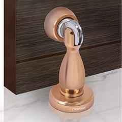 Plantex Magnetic Door Stopper/Door Magnet Stopper/Door Stopper for Main Door/Stops for Doors (Pack of 4) 4 inch, Rose Gold