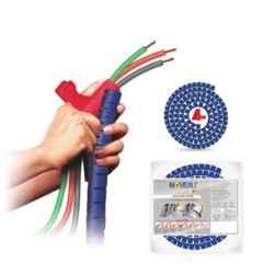 Noveau Safe-T-1ST 16mm 1.5mm Virgin HDPE Blue Cable Zipper, NSFZ16BU0105 (Pack of 2)