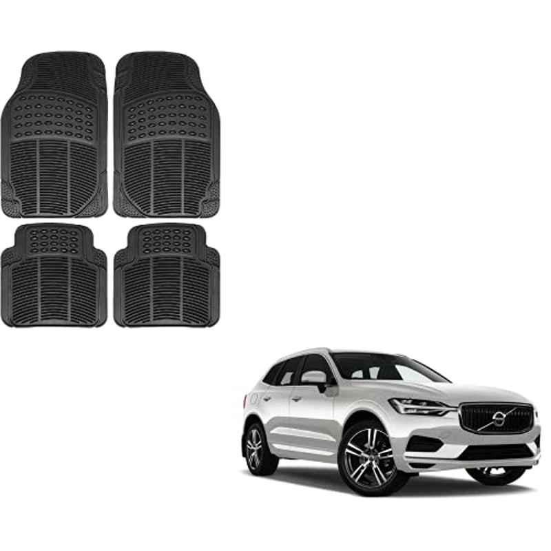 Kozdiko 4 Pcs Rubber Black Car Simple Mat Set for Volvo XC60