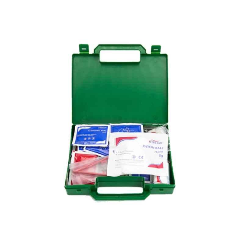 Firstar Plastic Green First Aid Kit, FAFS013
