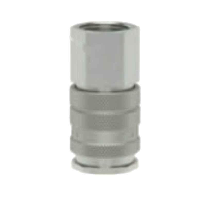 Ludecke ESIG34I R3/4 Single Shut Off Industrial Quick Parallel Female Thread Connect Coupling