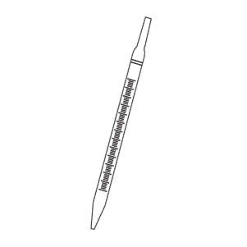 Axiva 10ml Mohrs Types B Class Measuring Pipette with Coding Band, MPC100 (Pack of 25)