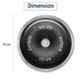 AllExtreme Shon Esteem Bike & Car Horns Super Loud Sound Air Siren (12V, Black & Silver), (Pack of 2)