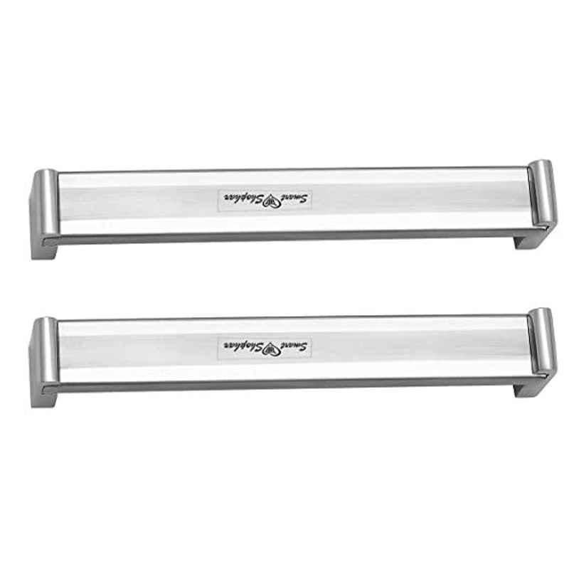 Smart Shophar 8 inch Stainless Steel Silver Rex Pull Handle, SHA40PH-REX-SL08-P2 (Pack of 2)