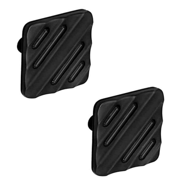 Plantex Knobs for Drawers/Drawer Knobs for Cabinets/Pull-Push Knobs for Kitchen/Bedroom Drawer (Pack of 2) SH-434, DC-Black & Z-Black