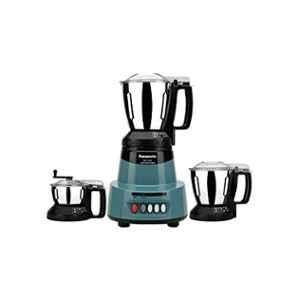 Panasonic 600W Blue Mixer Grinder with 3 Stainless Steel Jars, MX-AV 325