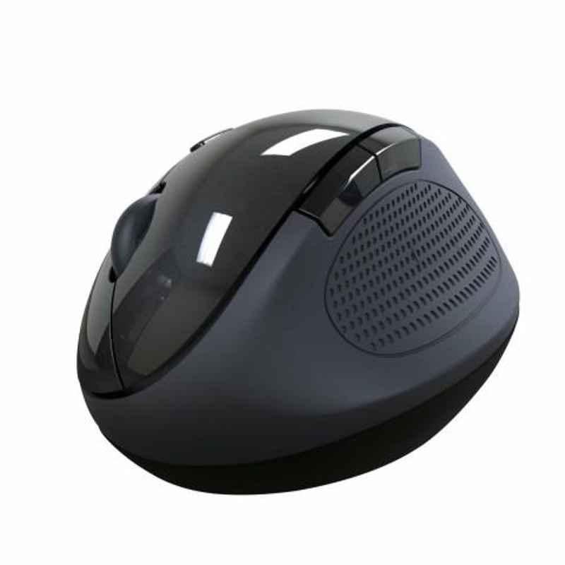 Portronics Puck Black Wireless Mouse with Optical Sensor, POR 689 (Pack of 5)