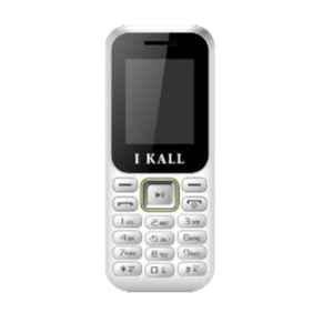 I Kall K130 1.8 inch White Feature Phone With 15 Months Warranty (Pack of 10)