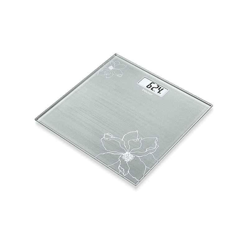 Beurer GS10 180kg Black Digital Glass Bathroom Scale with Easy to Read Display