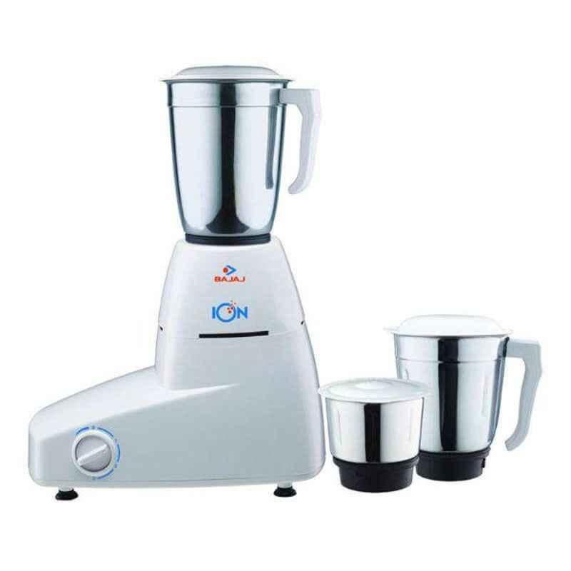 Bajaj Ion 500W Mixer Grinder with 3 Jars, 410149