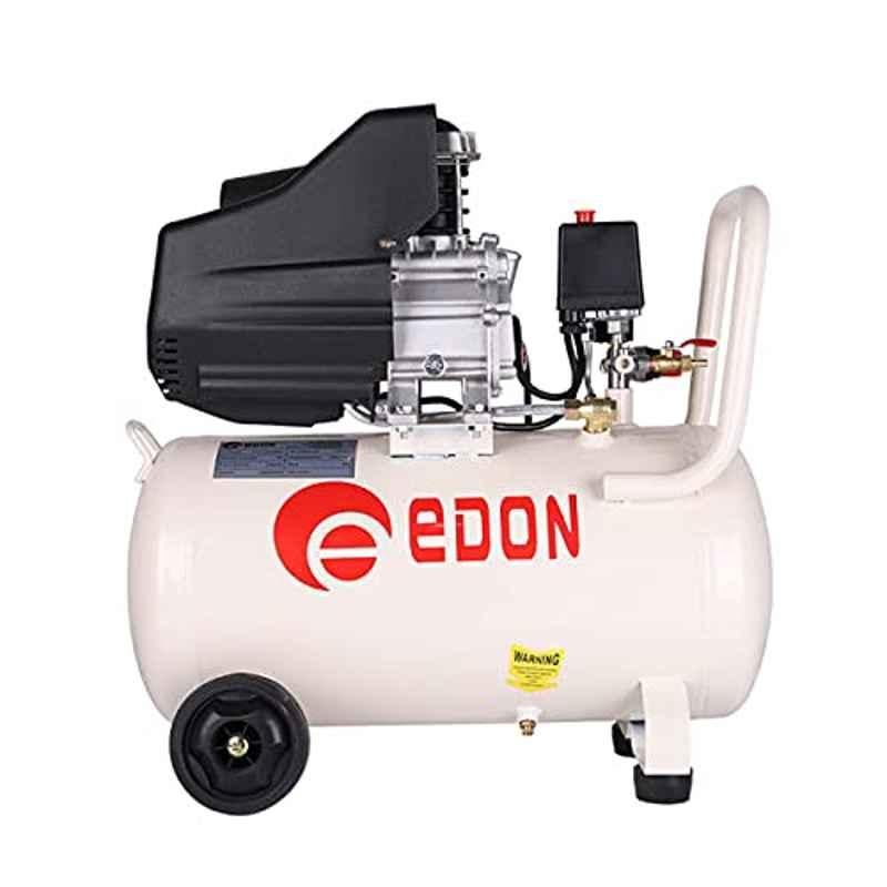 Edon 50L Piston Air Compressor with Air Inflator Guage Kit, AC1300-WP50L